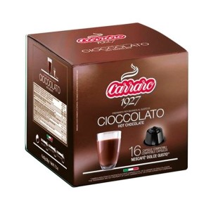 Шоколад в капсулах Carraro Cioccolato, 16 капсул Dolce Gusto